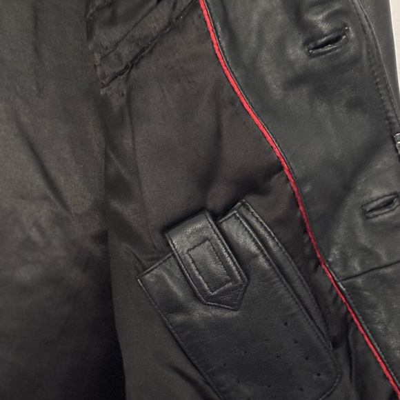 Vintage Men's Leather Jacket; Black; XXL size - Picture 8 of 14